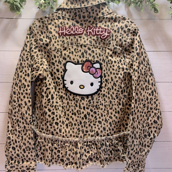 Leopard Print Hello Kitty Jacket NWOT - Picture 2 of 2